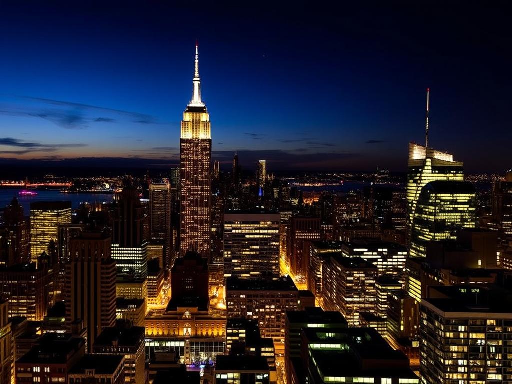 uru massage nj. Exploring the NightTime Cityscape of Manhattan фото